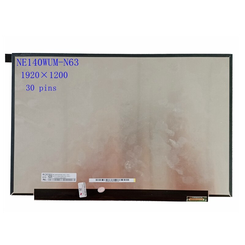 14.0 Ʈ lcd ȭ ÷ NE140WUM-N63 V8.0 NE140WUM-N63 FHD 1920*1200 edp 30  95% sRGB